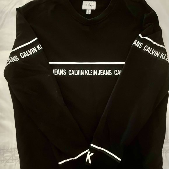 Calvin Klein Monogram Tape Crew Neck - Picture 2 of 5